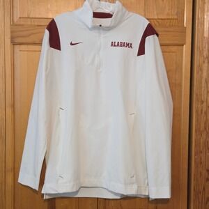 Nike Alabama Crimson Tide Anorak Half‎ Zip Jacket On Field Men's Medium